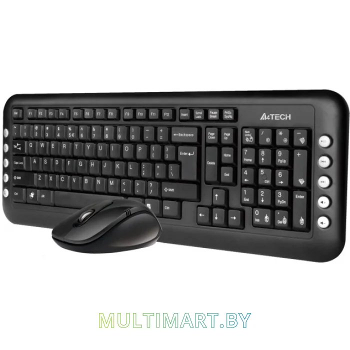 Комплект клавиатура + мышь A4Tech 7200N